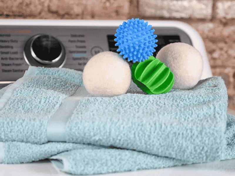 Drying blanket on low heat to avoid your blanket shedding