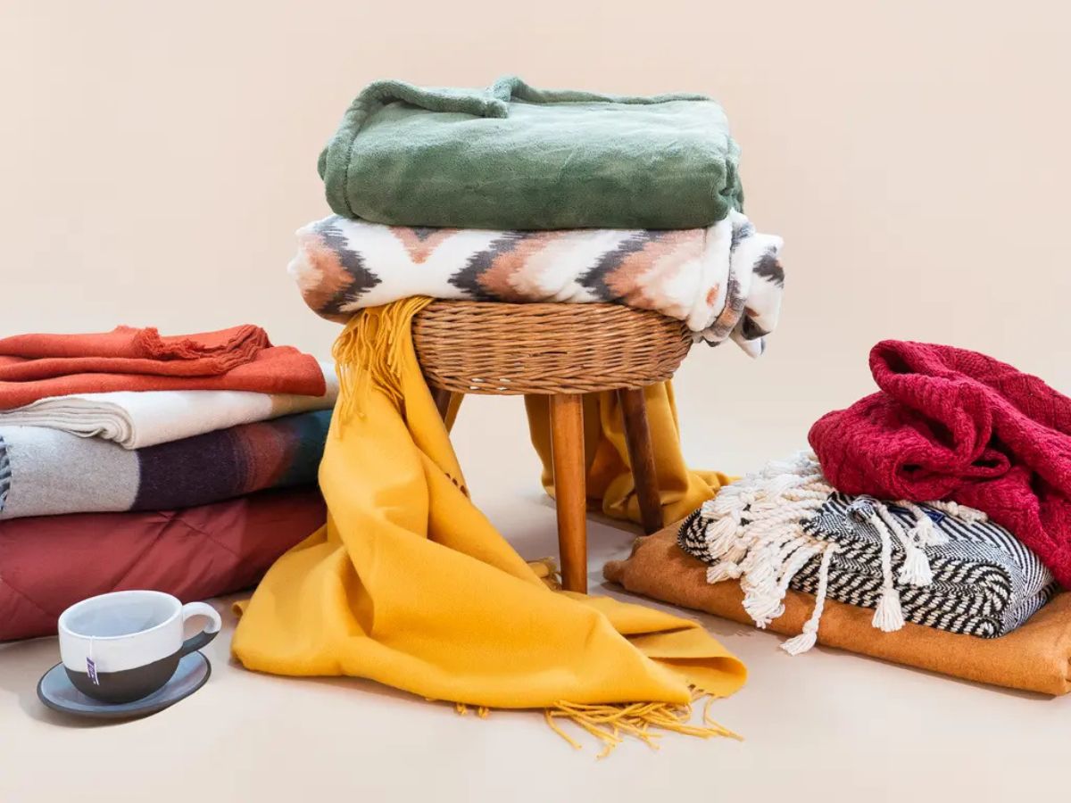 Throws are smaller and often made from lighter materials than blankets Source: The New York Times
