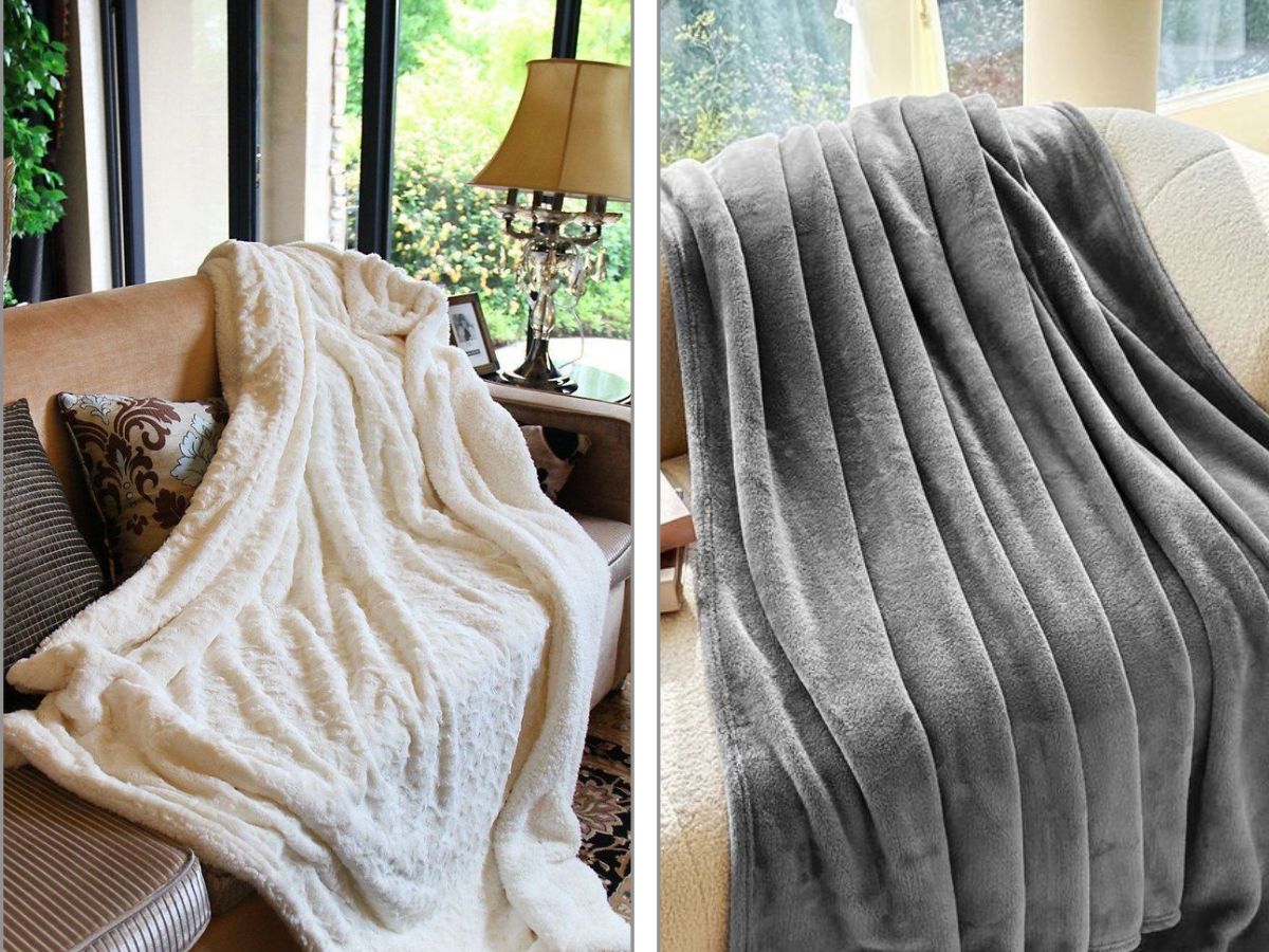 Sherpa blanket can keep warm better than fleece one