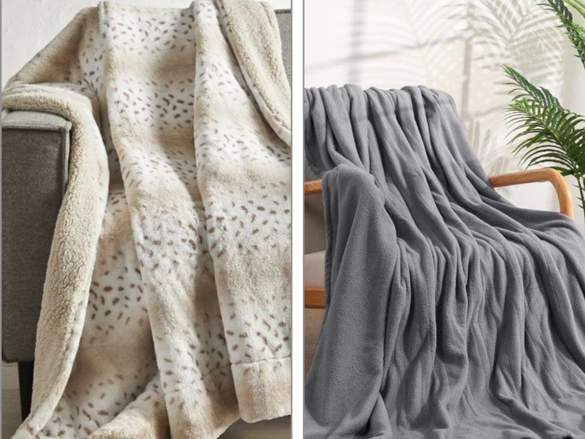 Both of blankets are eco-friendly 