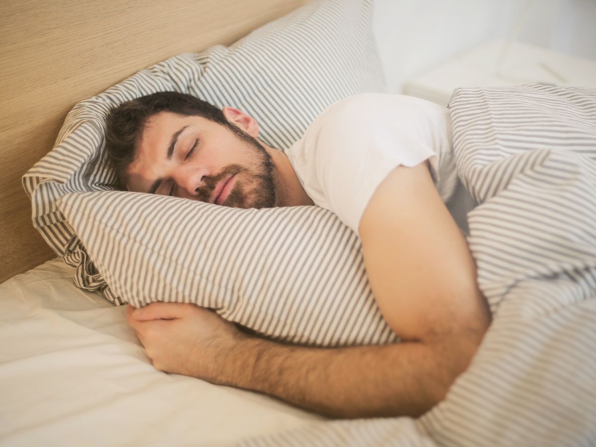 Blankets increase serotonin and melatonin for deep sleep.