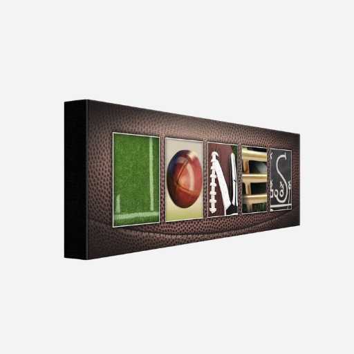 football gifts - Player Name Print Artwork