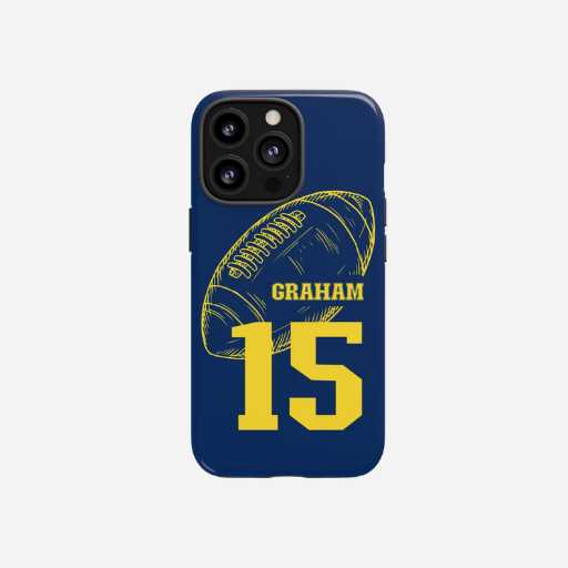 gift ideas for football fans - Football Phone Case