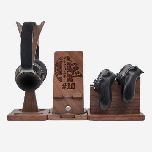 gift ideas for football fans - Football Themed Adjustable Controller Organizer
