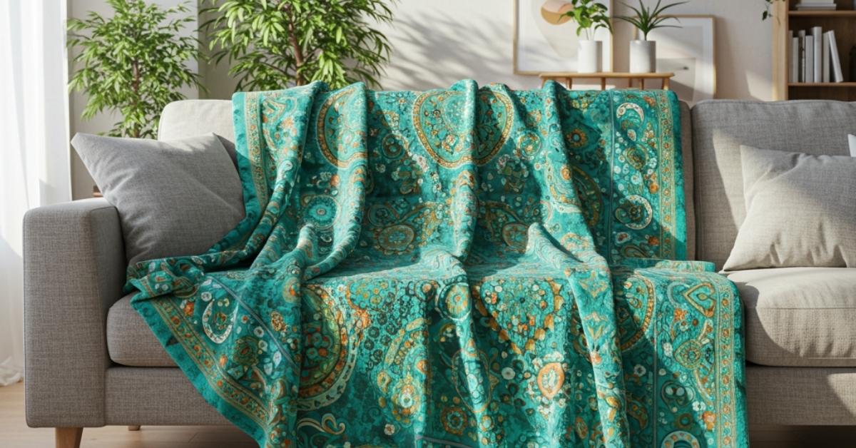 Decorative blankets, being mostly for show, can be washed every 3-6 months or when you update your decor. 