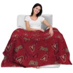 Arizona Diamondbacks Diehard Fans Red Blanket