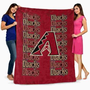 Arizona Diamondbacks Fan Pride Red Blanket
