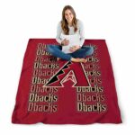 Arizona Diamondbacks Fan Pride Red Blanket