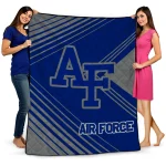 air force falcons arrow layers blue quilt blanket best selling