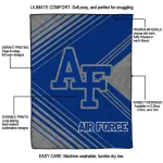 air force falcons arrow layers blue quilt blanket best selling