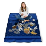 air force falcons disney football blue quilt blanket best selling