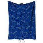 air force falcons solid classic blue quilt blanket best selling