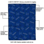 air force falcons solid classic blue quilt blanket best selling