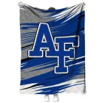 air force falcons wild lines blue white quilt blanket best selling