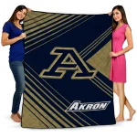 akron zips arrow layers blue quilt blanket best selling