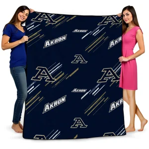 akron zips sketch lines blue quilt blanket best selling