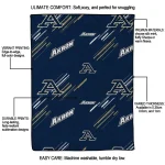 akron zips sketch lines blue quilt blanket best selling