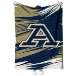 akron zips wild lines blue white quilt blanket best selling