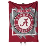 alabama crimson tide block border crimson quilt blanket best selling