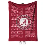 alabama crimson tide bold red crimson quilt blanket best selling