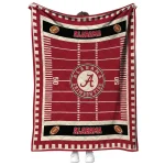 alabama crimson tide mickey player crimson quilt blanket best selling