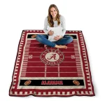 alabama crimson tide mickey player crimson quilt blanket best selling
