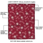 alabama crimson tide solid classic crimson quilt blanket best selling