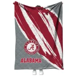 alabama crimson tide stroke art crimson white quilt blanket best selling