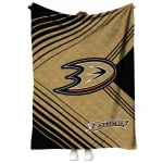 anaheim ducks arrow layers gold quilt blanket best selling