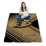 anaheim ducks arrow layers gold quilt blanket best selling