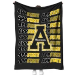 appalachian state mountaineers bold red black quilt blanket best selling