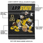 appalachian state mountaineers disney football black quilt blanket best selling
