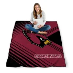 arizona cardinals arrow layers red quilt blanket best selling