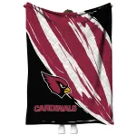 arizona cardinals stroke art red white quilt blanket best selling