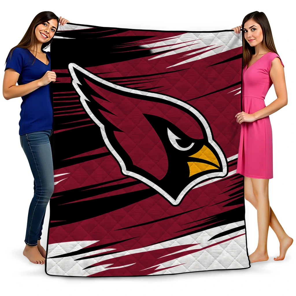 arizona cardinals wild lines red white quilt blanket best selling arizona cardinals wild lines red white quilt blanket best selling