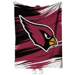 arizona cardinals wild lines red white quilt blanket best selling