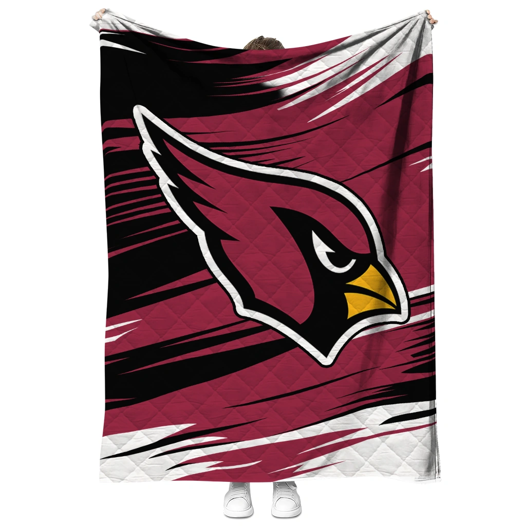 arizona cardinals wild lines red white quilt blanket fashion forward arizona cardinals wild lines red white quilt blanket fashion forward
