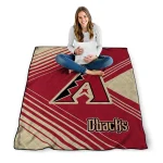 arizona diamondbacks arrow layers red quilt blanket best selling