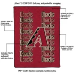 arizona diamondbacks bold red quilt blanket best selling
