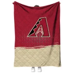 arizona diamondbacks dot illusion red quilt blanket best selling