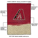 arizona diamondbacks dot illusion red quilt blanket best selling