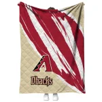 arizona diamondbacks stroke art red white quilt blanket best selling