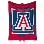 arizona wildcats block border red quilt blanket best selling