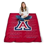 arizona wildcats bold red quilt blanket best selling