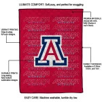 arizona wildcats bold red quilt blanket best selling