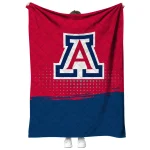arizona wildcats dot illusion red quilt blanket best selling