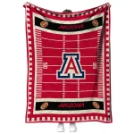 arizona wildcats mickey player red quilt blanket best selling