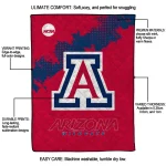 arizona wildcats paint trail red quilt blanket best selling