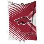 arkansas razorbacks arrow layers red quilt blanket best selling
