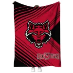arkansas state red wolves arrow layers scarlet quilt blanket best selling